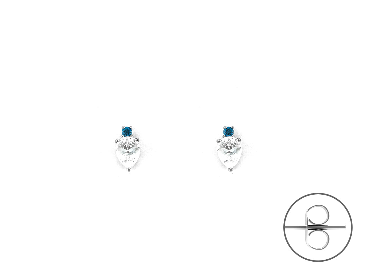 Orecchini Donna Argento 925 4US Cesare Paciotti Zirconi 4UOR6561W